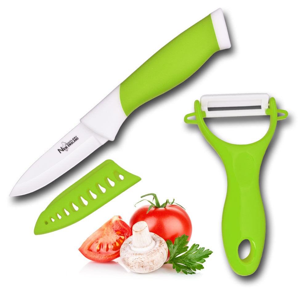 3 INCH CERAMIC KNIFE SET - GRN – culinaryedge.com