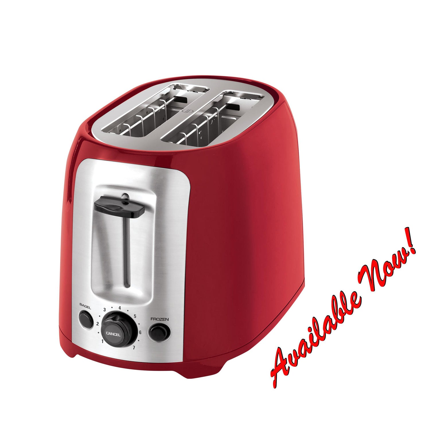 2-Slice Extra Wide Slot Toaster / Red/Silver, P2005 – culinaryedge.com