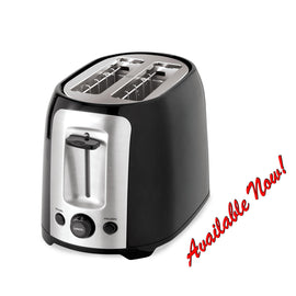 2-Slice Extra Wide Slot Toaster / Black/Silver, P2005
